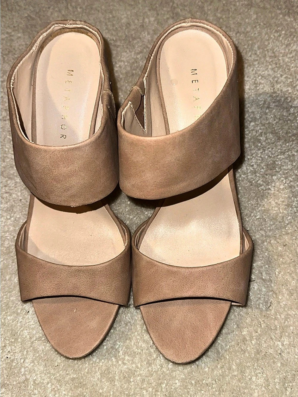 Metaphor Wedge Sandals Brown US 9M